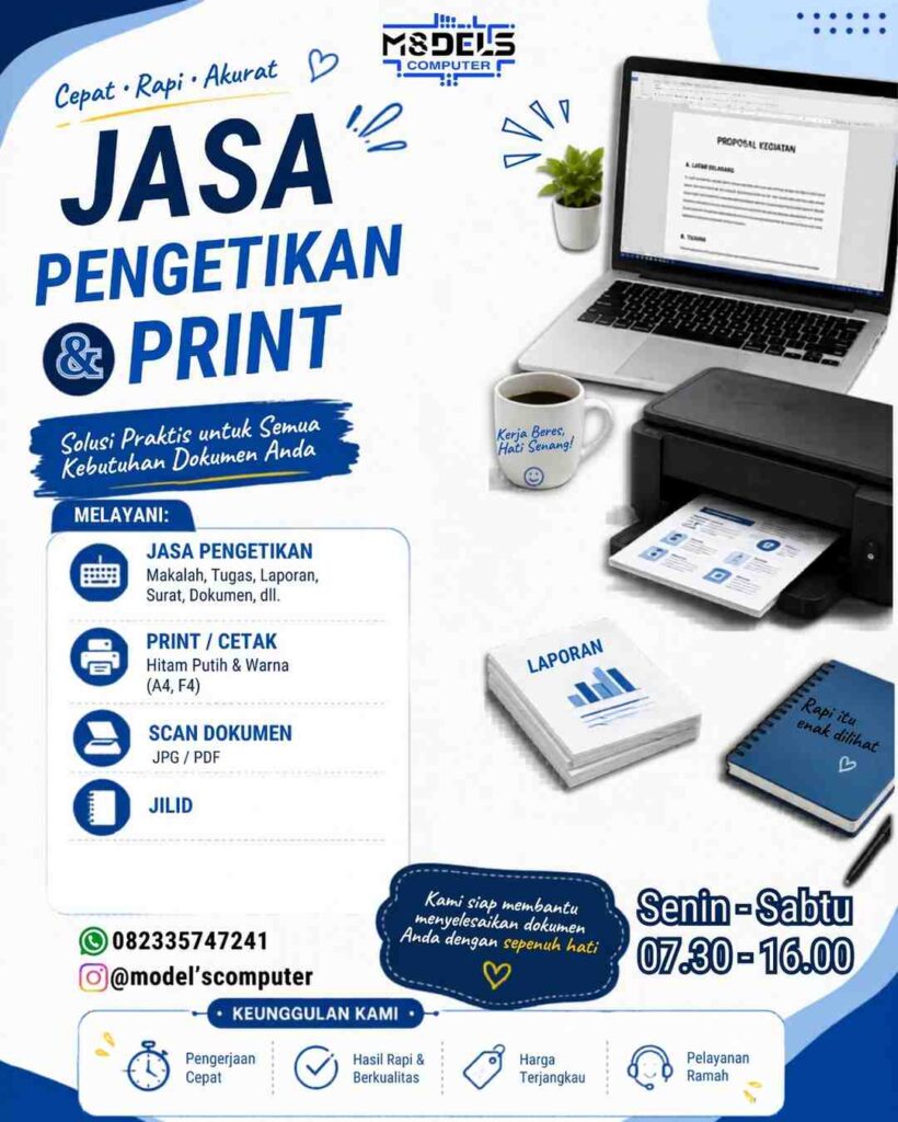 Jasa Pengetikan & Print