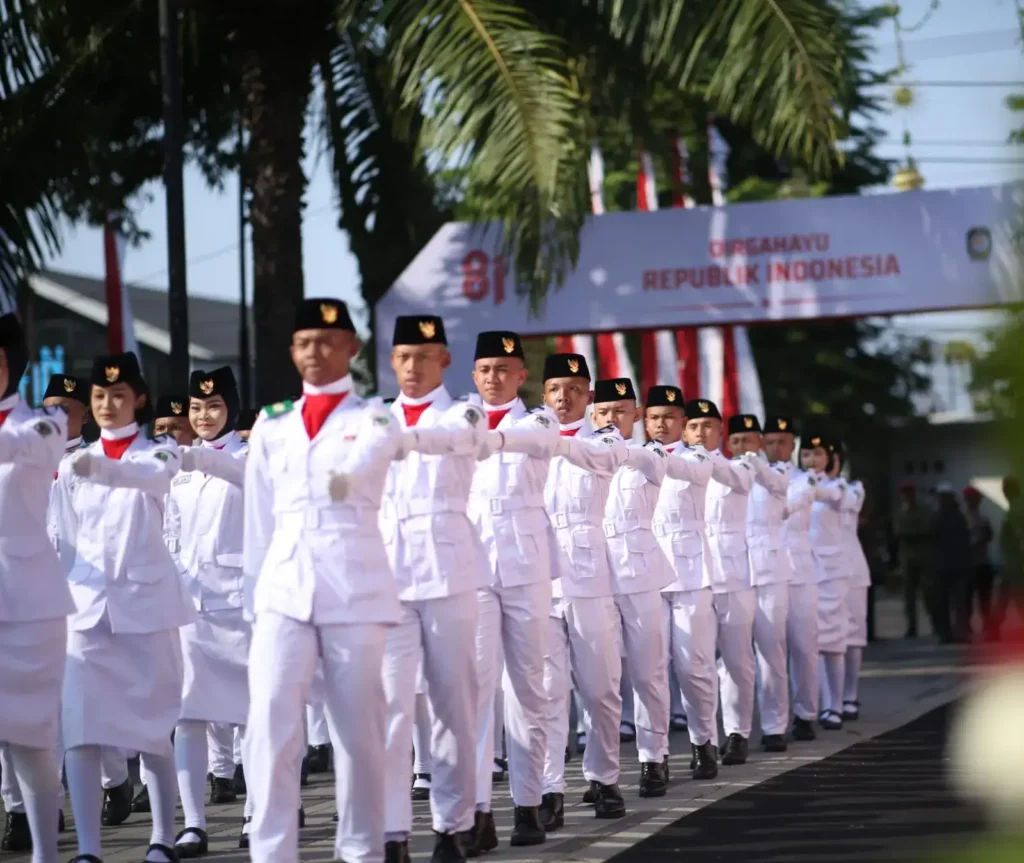 Anggota Paskibra Kecamatan