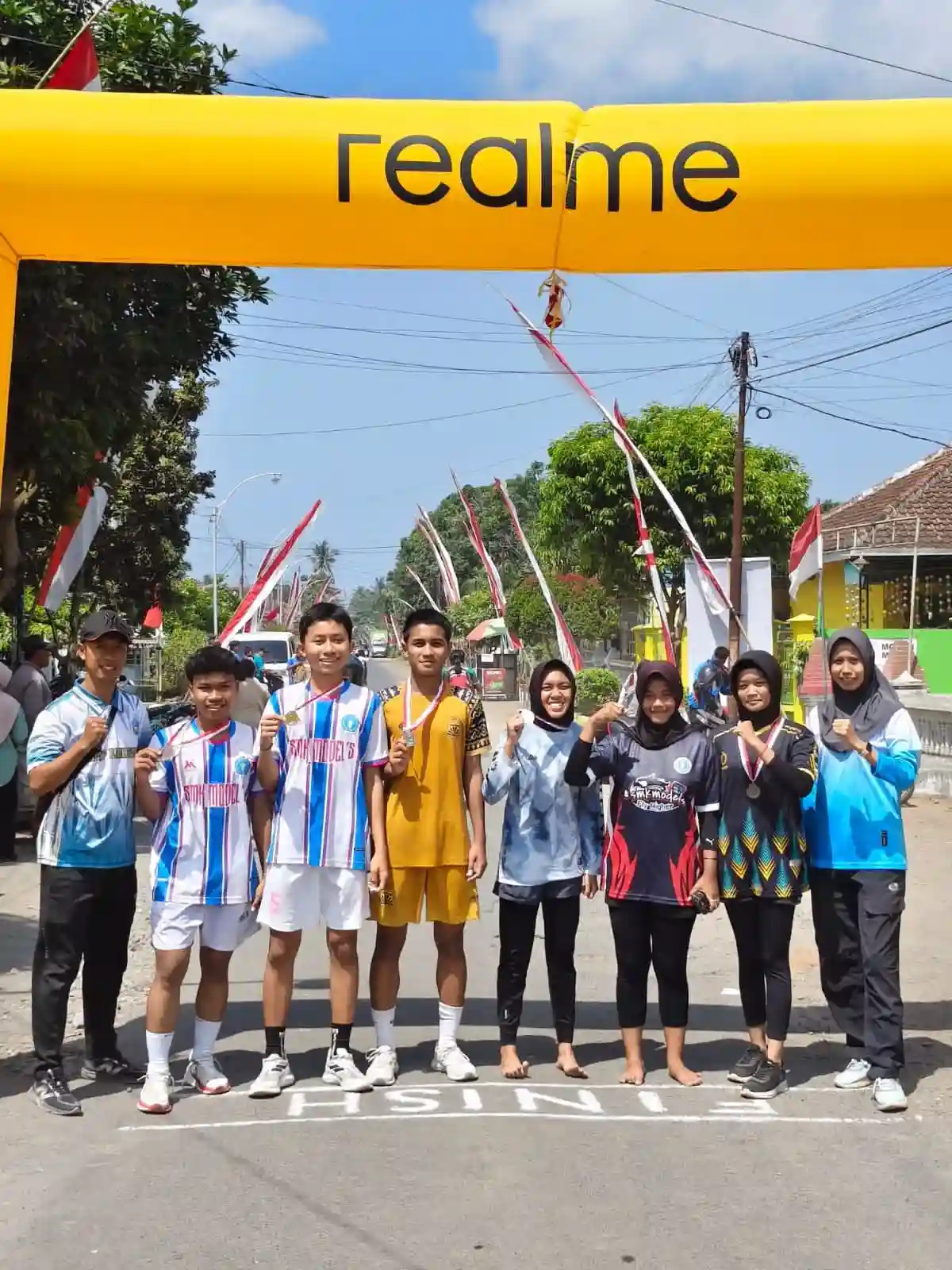 Membanggakan! Siswa SMK Models Borong Juara Lari Jauh Tingkat Kecamatan