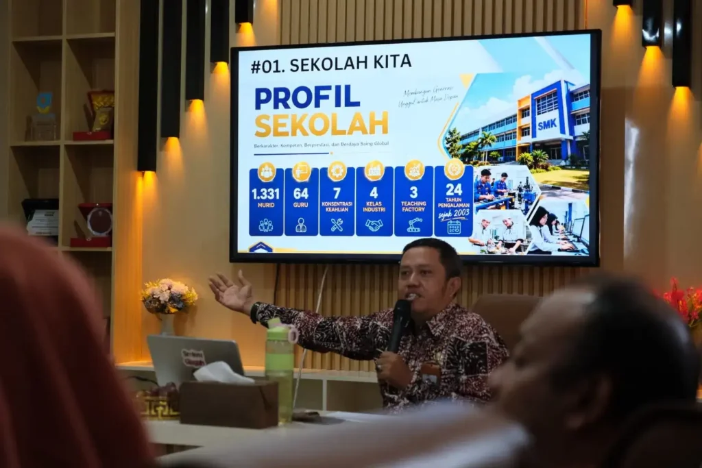 Dorong Inovasi Tiap Jurusan, SMK Models Gelar Refleksi Pembelajaran Bersama Pengawas Wali Cabdin Banyuwangi 1 Refleksi Proses Pembelajaran Tahun Ajaran 2026/2027 SMK Models