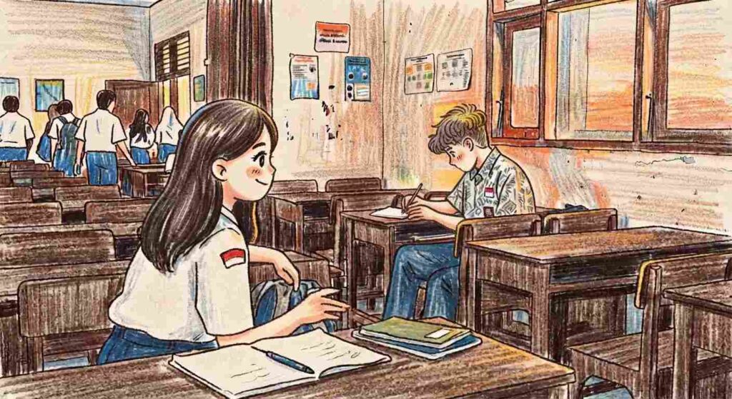 Kelas Damai di Pagi Hari
