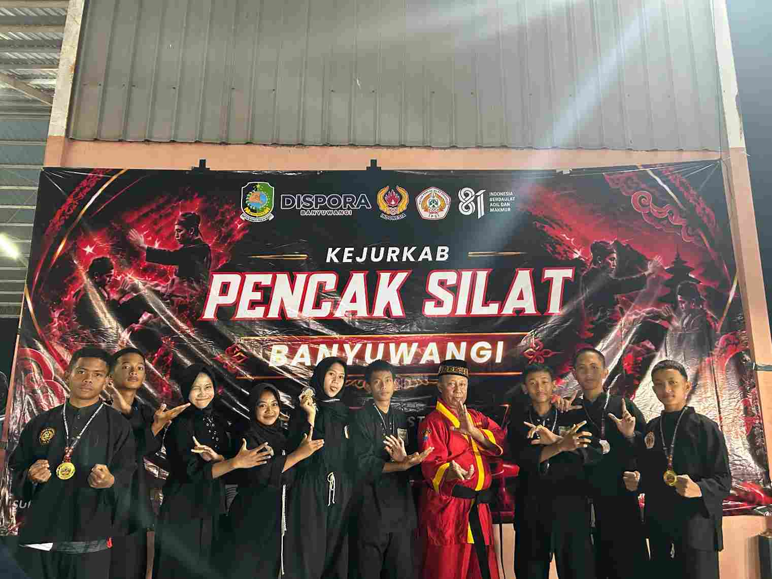 Membanggakan! Kontingen Pencak Silir SMK Models Borong Juara Tingkat Kabupaten